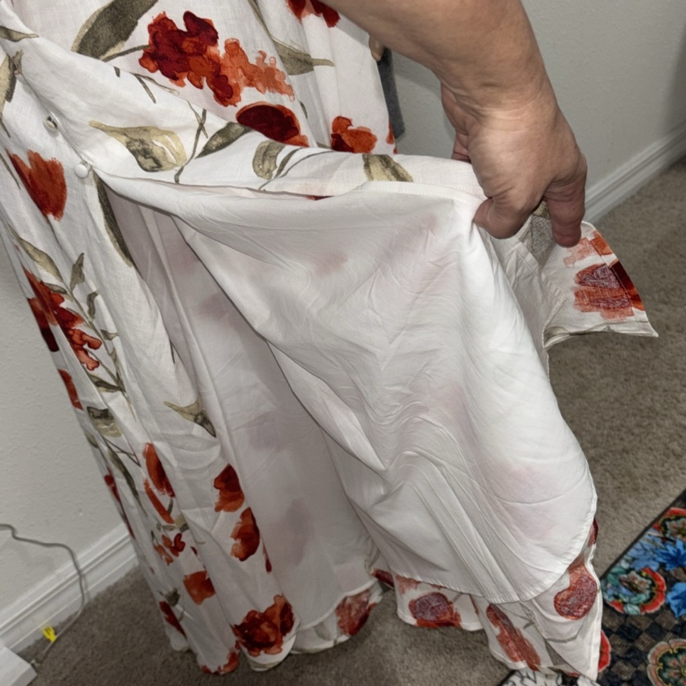 REFORMATION BEKKI LINEN DRESS - Picture 15 of 16